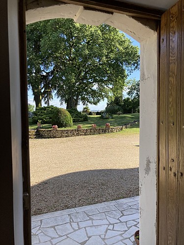 Entrée indépendante, depuis le parc