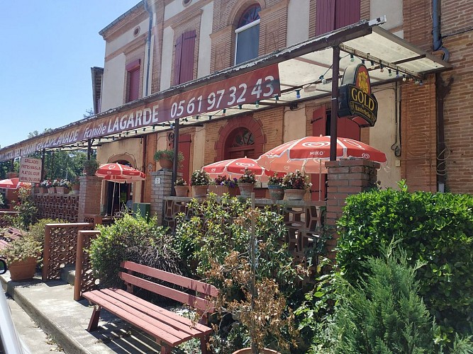 terrasse chez Lagarde