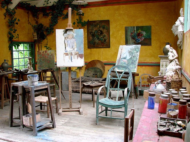 Atelier Jardin hôtel Baud, Giverny © Eure Tourisme, A.CHETCUTI