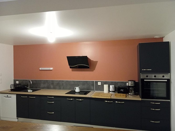 Gîte les Hirondelles à Lénault - cuisine