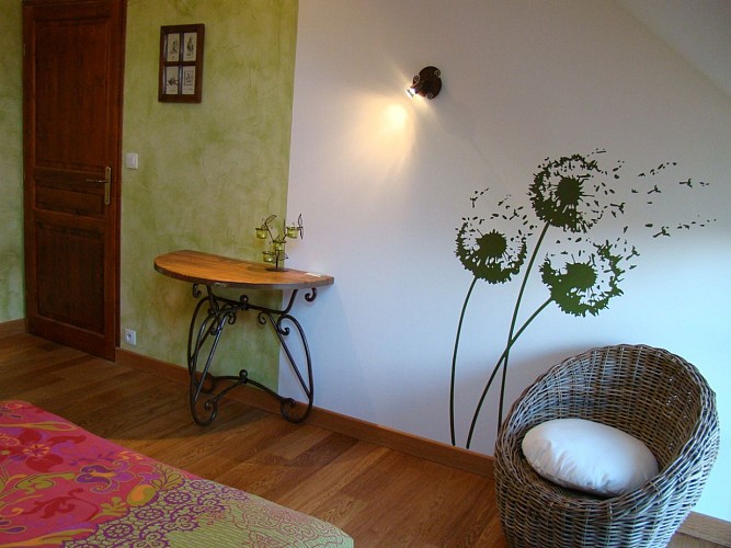 Chambres d'hôtes Git'ane evasion_LE BEC-THOMAS_chambre Cadichon_2