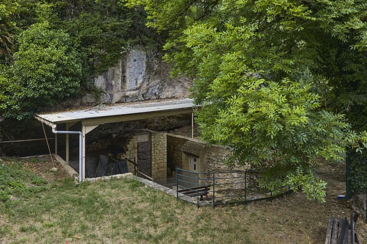 Gisement du Moustier, vue aérienne, Damien  Lachas DLW25-0223