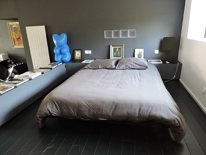 Lit double du loft chez un soir d'été - Ernolsheim-Bruche