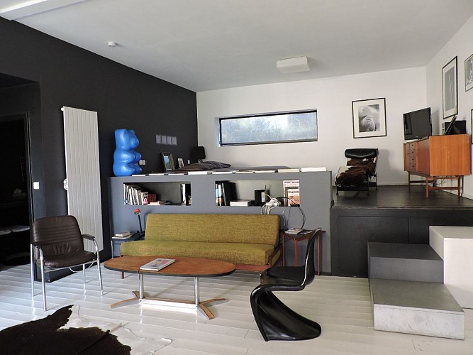 Séjour du Loft chez un soir d'été - Ernolsheim-Bruche