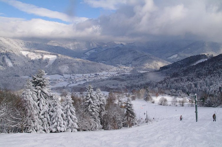 Skifahren in Schlumpf