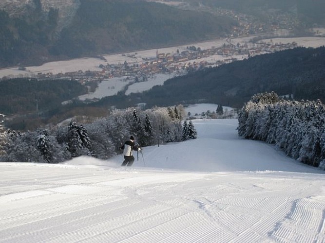 Skifahren in Schlumpf