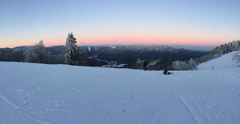 Skifahren in Schlumpf