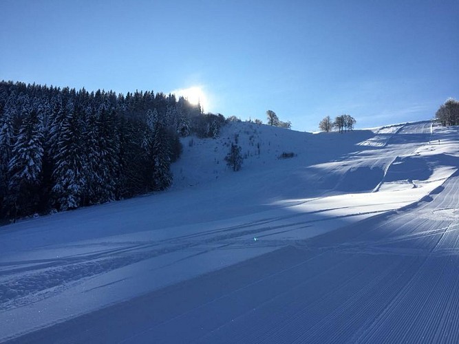 Skifahren in Schlumpf