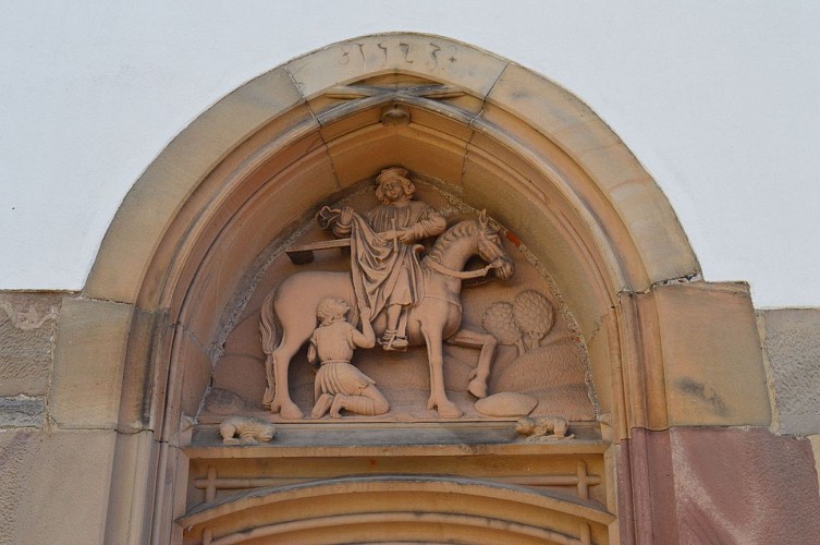 Tympan de l'Eglise Saint-Martin à Gresswiller