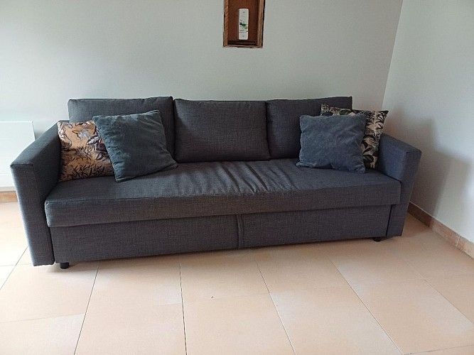 Gite Chez numéro 2 - canapé à Aurseulles (15)