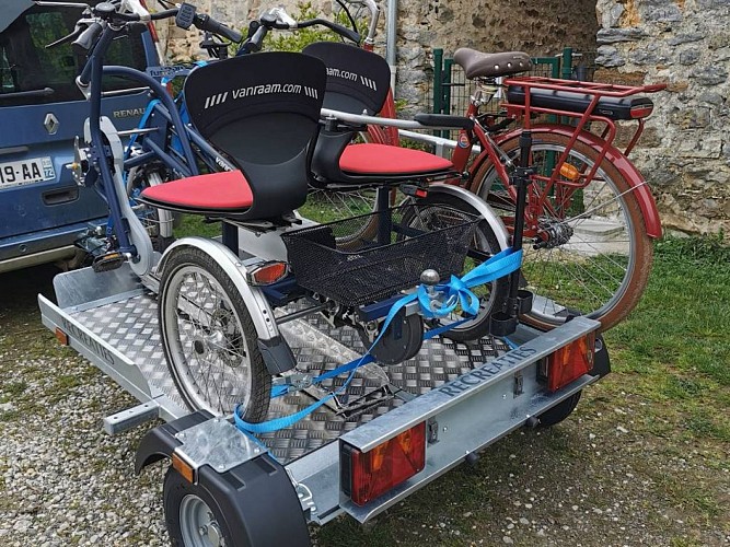 LOCATION ET LIVRAISON DE 3EMES ROUES POUR FAUTEUILS ROULANTS EN MAYENNE