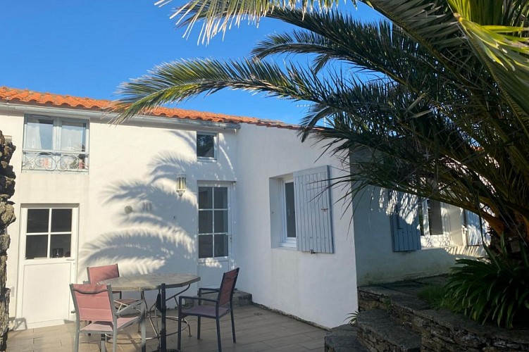 Gîte avec accès direct à l'océan à Port Joinville sur l'Ile d'Yeu en Vendée