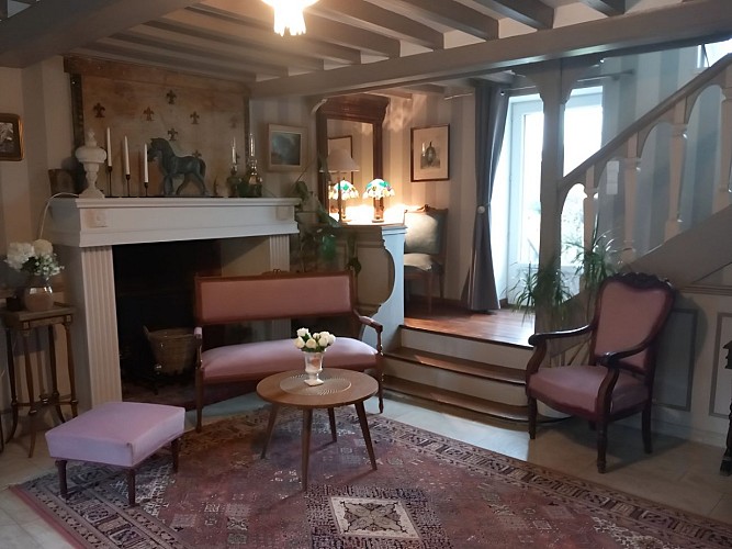 Entrée chambres de la baie