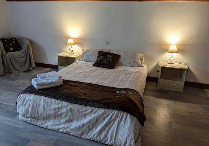 La maison des étangs Ladignac chambre 2