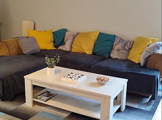 La maison des étangs Ladignac salon 2