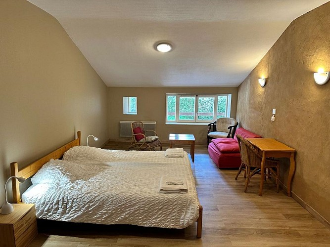 Chambre du gite de groupe (Marmonfosse)