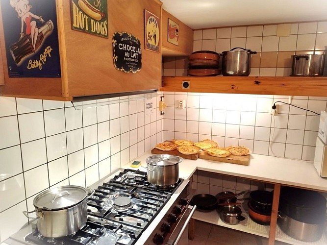 Cuisine du gite de groupe (Marmonfosse)