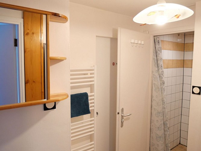 Salle de douche du gite Myrtille (Marmonfosse)