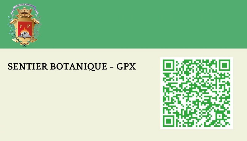 QRcode du Gpx du sentier botanique