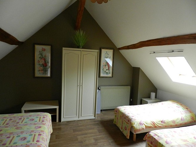 Chambre d'hôte Rose trémière - La Lionnière