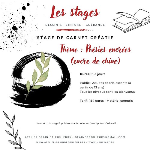 Atelier de carnet créatif