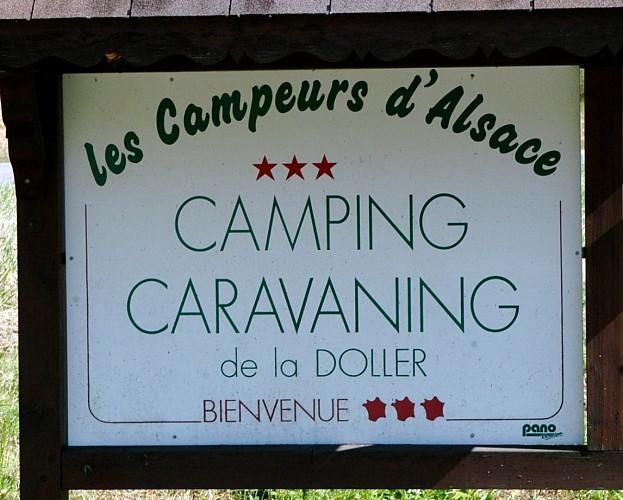 Camper van parking area