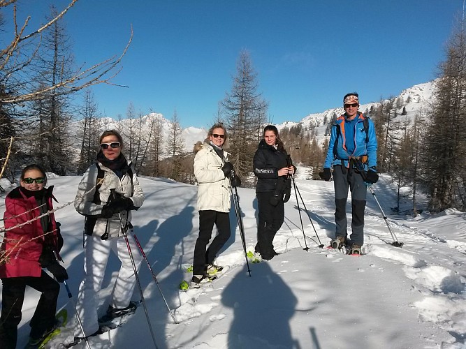 Snowshoe's strolls and hikes - Pass Montagne