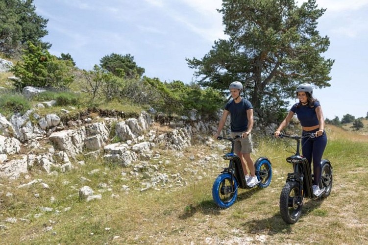 Electric scooter hire : Domaine du Châtelet