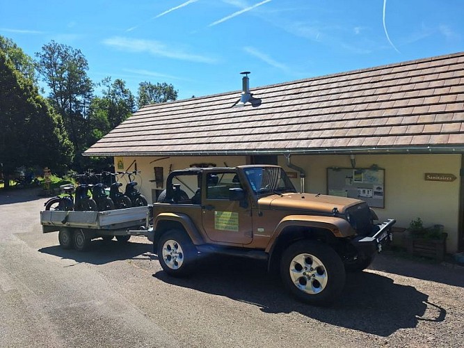 Location de trottinettes électriques : Domaine du Châtelet