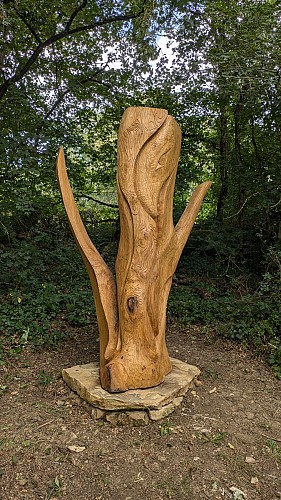 La vue - Sculpture de Pierre Lehmann