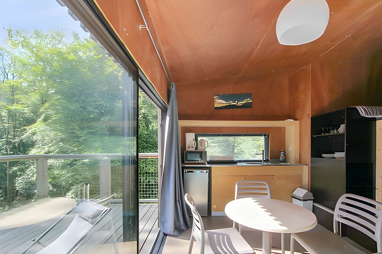 intérieur cabane arbres