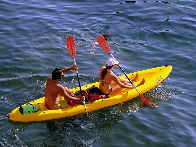 Location de kayak avec le Club Nautique des Moutiers