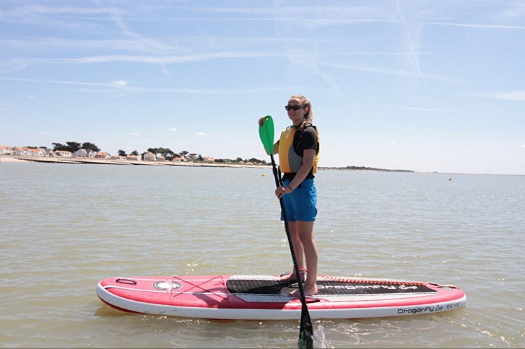 Location de paddle avec le Club Nautique des Moutiers