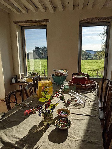 Depuis la salle à manger