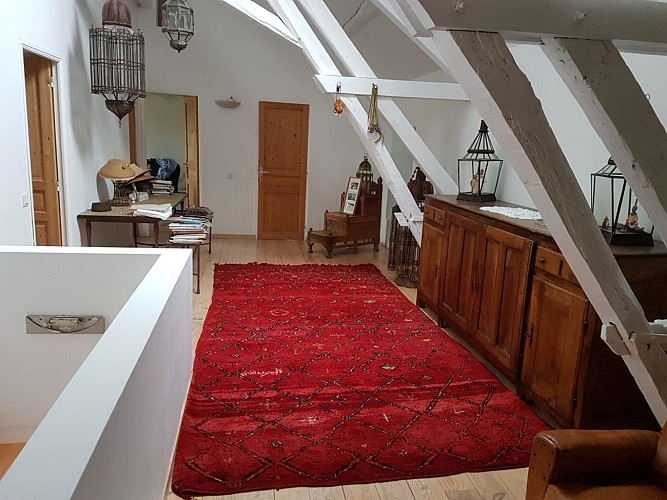 En allant dans les chambres