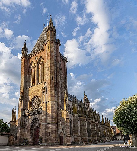 Collégiale Saint-Florent, petite soeur de la Cathédrale de Strasbourg à Niederhaslach