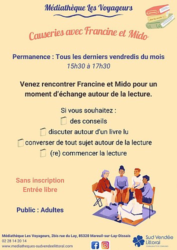 Causeries avec Francine et Mido