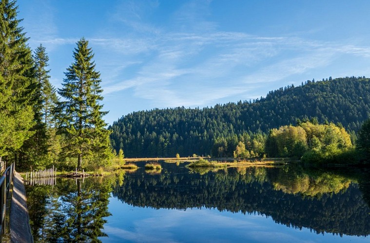 Het meer "lac de lispach"