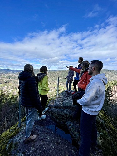 Geocaching with mont aventure vosges