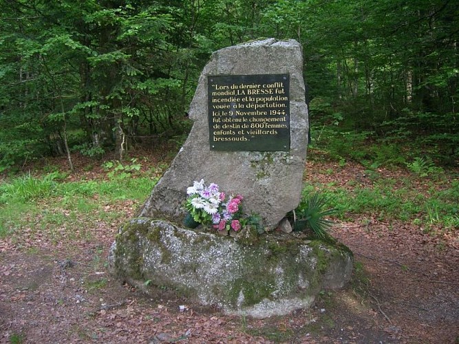 Monumenten van de pass col de la vierge