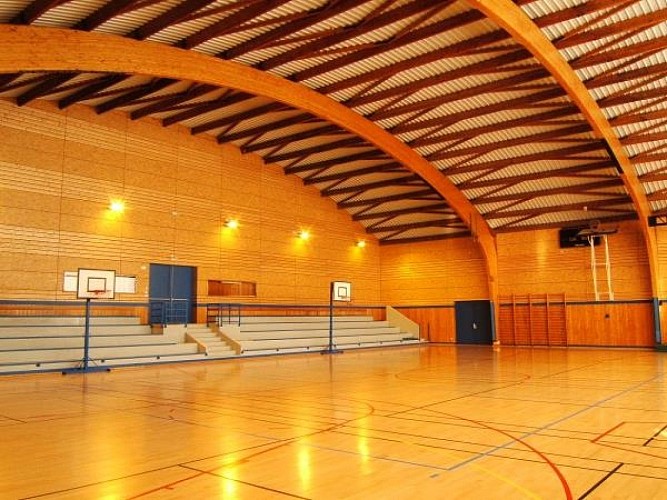 Sporthal en voetbalstadien in la bresse