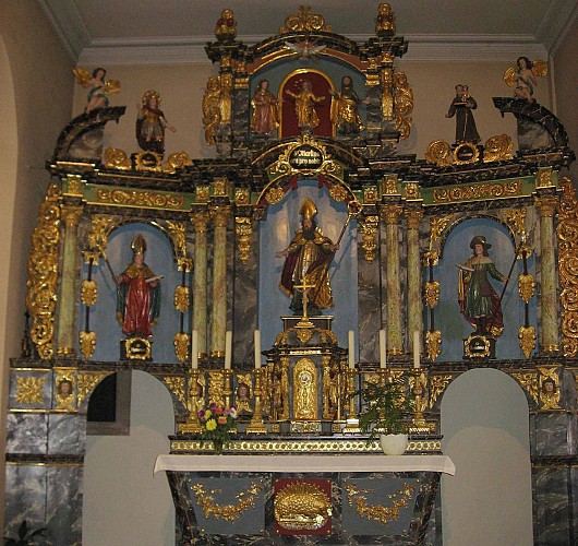 Maître-autel baroque de l'église St-Martin