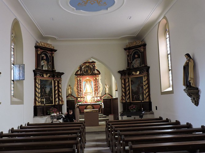 Intérieur de la chapelle