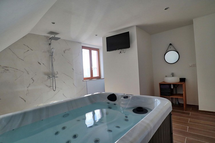 Ferienwohnung AB Ferienhaus und SPA - Ferienhaus Etage