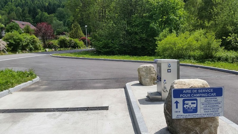 Aire de service pour camping-cars du domaine du haut des bluches
