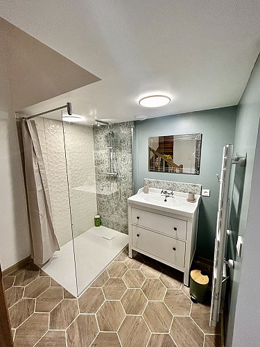 La Cassine Bis - Moulins-le-Carbonnel - salle de douche