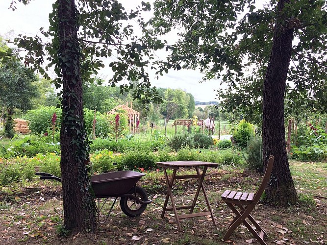 Bouche a Oreille kitchen garden