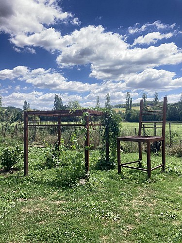 Bouche a Oreille kitchen garden
