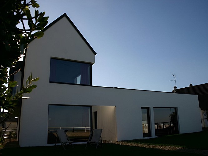 Gîte les Pieds dans l'eau à Asnelles, exterieur