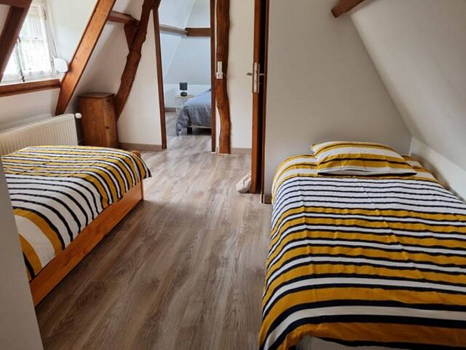 Le Clos du Savourey à Saint Aubin de Scellon_Chambre